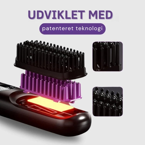 Silke Bærbar Glattebørste - GoBrush PRO