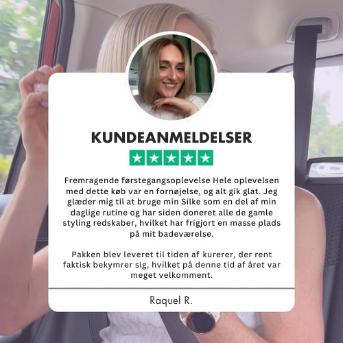 Silke Bærbar Glattebørste - GoBrush PRO