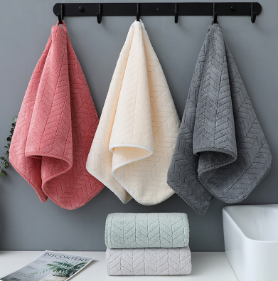 Coral Velvet Skincare Towel