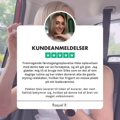 Silke Bærbar Glattebørste - GoBrush PRO