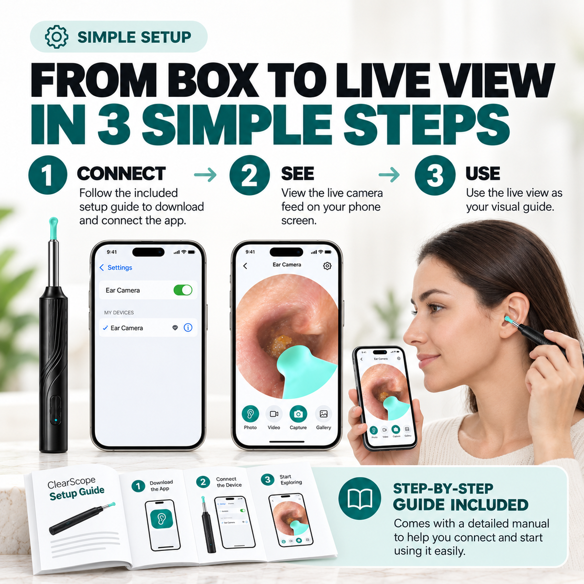 ClearScope™ Ear Camera